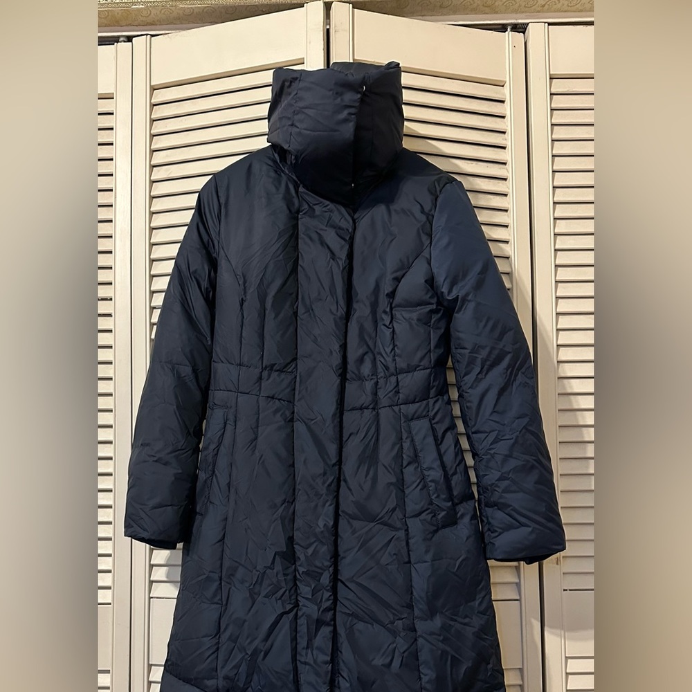 Small Cole Haan Navy Premium Down Coat